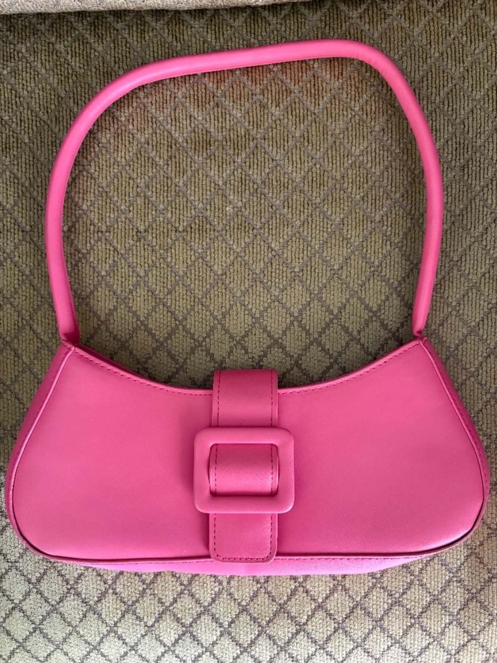 Small pink shoulder purse